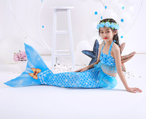 Kids Mermaid Swimsuit Princess Baby Girl Split Bikini Swimwear Girls Foreign Tail Swim Skirt