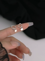 Серебряные серьги для влюбленных, 6mm