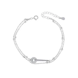 Кольцо, браслет, изысканное ювелирное украшение, серебро 925 пробы, легкий роскошный стиль, коллекция 2023