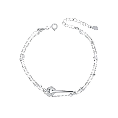 Кольцо, браслет, изысканное ювелирное украшение, серебро 925 пробы, легкий роскошный стиль, коллекция 2023