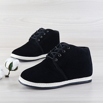 Old Beijing thousand layer bottom cotton shoes pure handmade cloth shoes men and women winter pure cotton thick warm shoes