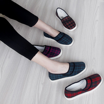 Ms. breathable shoes female middle-aged manual qian ceng di old anti-slip wild deodorant cloth sole shoes nv chun