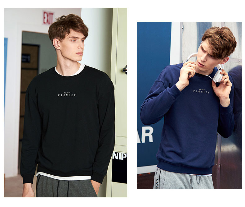 Sweatshirt homme PIONEER CAMP  ROADER en Coton - Ref 3130085 Image 21