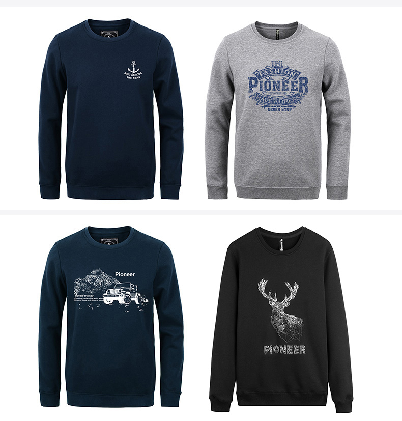 Sweatshirt homme PIONEER CAMP  ROADER en Coton - Ref 3130085 Image 26