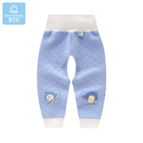 Bean Dragon Baby pants Spring and Autumn wear baby autumn trousers boys and girls autumn winter cotton warm belly pants