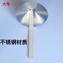 Old ancient morning Number spoon Water spoon stainless steel consumption Oval Wood Handle Spoon Consumption New Large Pot Spoon Bamboo Handle Spoon