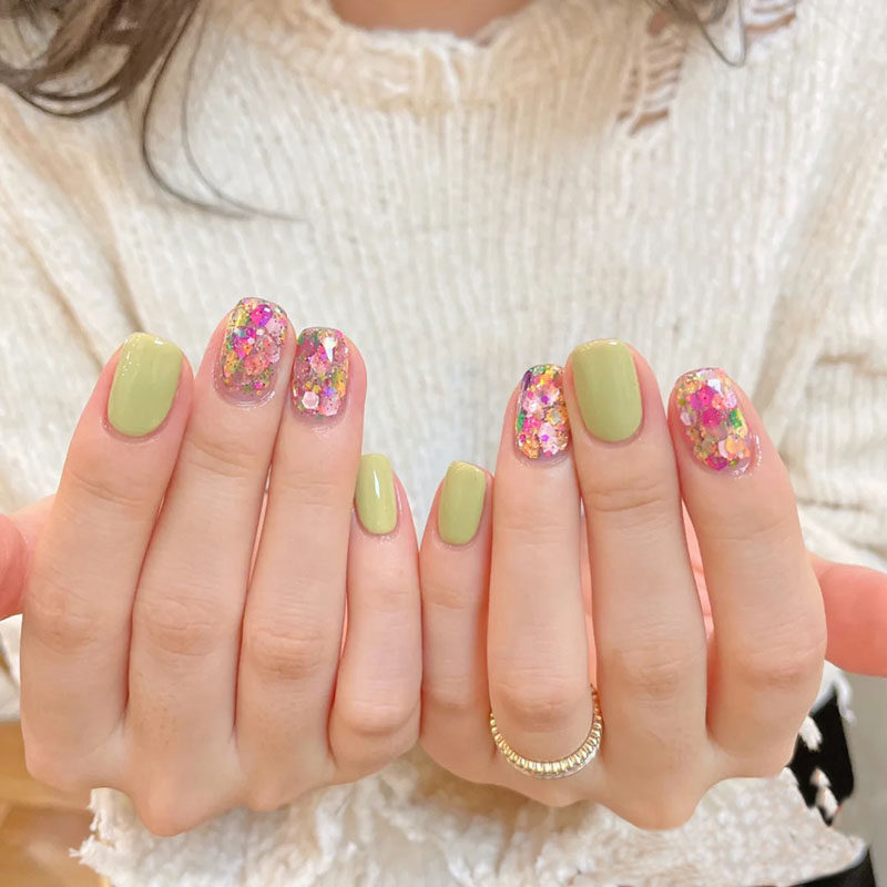 Korean sequin flash little red book with Korean ins wind net red nail art Sequin glitter nail decoration patch