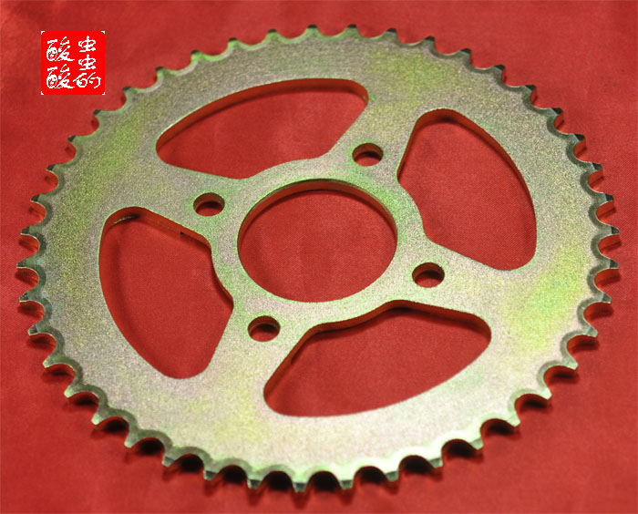 Xe máy Jialing 125 43 răng 520 bánh răng bay lớn / rãnh xích lớn / tấm xích phía sau 	nhông hú xe máy