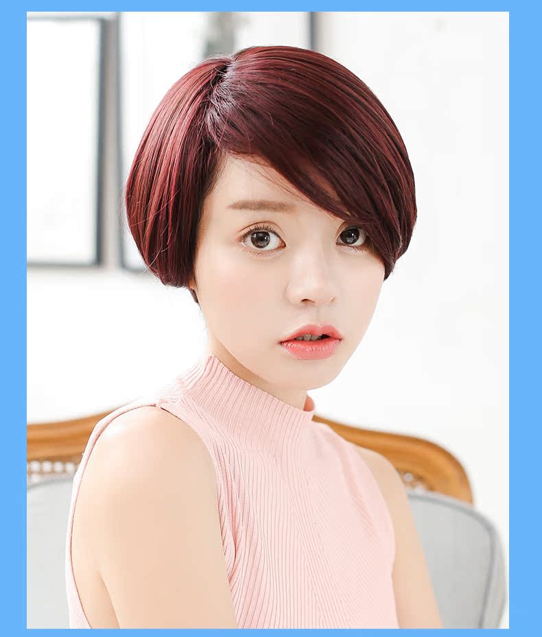 Perruque      cheveux raides Court - Ref 2608764 Image 22