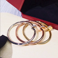 Nhật Bản và Hàn Quốc Nail Bracelet Đơn giản Nữ sinh viên Sáng tạo 18k Rose Gold Đàn ông và Phụ nữ Cặp đôi Vòng đeo tay Vòng đeo tay vòng tay tỳ hưu