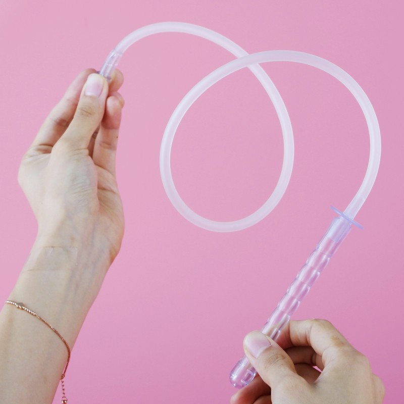 Zi Yi Oliva Yin doucher special water diversion pipe 60cm 9 holes silicone soft flushing head