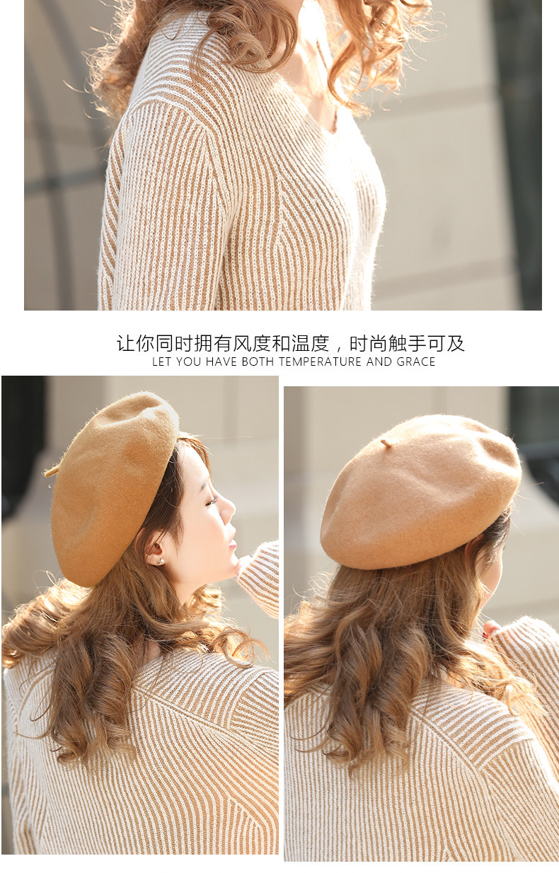 Chapeau pour femme en Melange de laine - Ref 3233704 Image 15