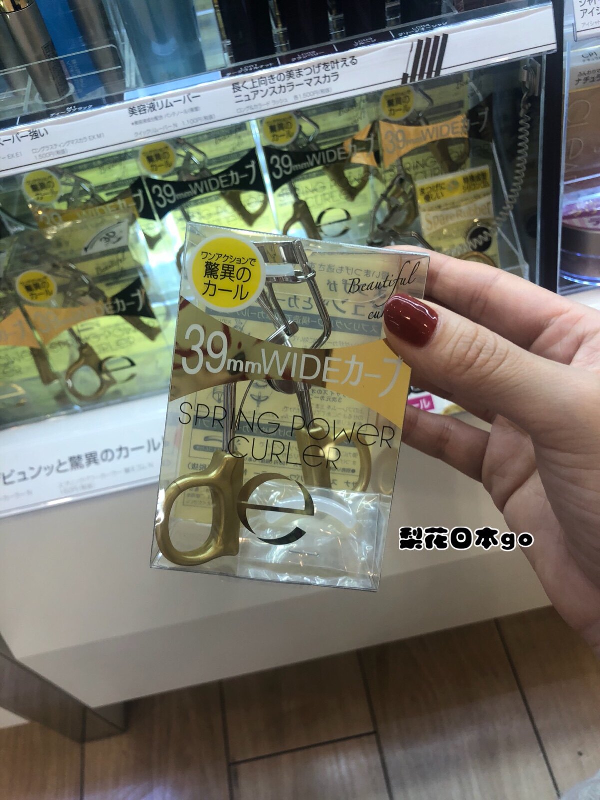 Japan's local SANA EXCEL 39mm wide-angle elastic eyelash curler 3D upgraded version to send replacement plastic pad
