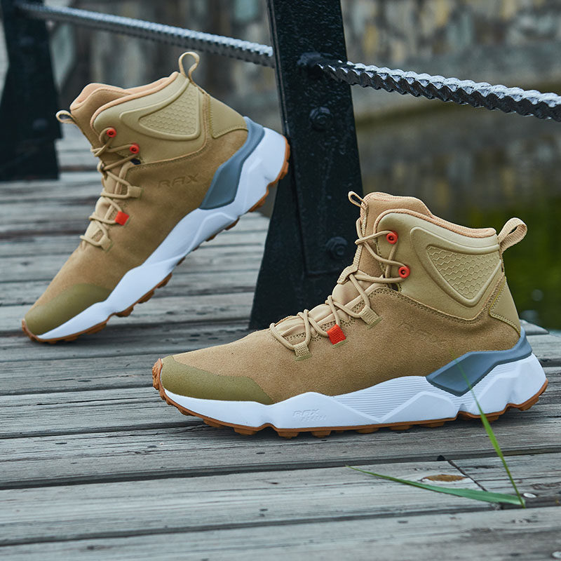 Clear RAX winter mountaineering shoes male warm outdoor shoes female anti-slip and breathable hiking shoes climbing strap