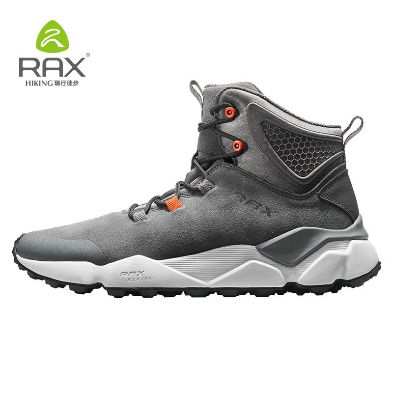 Clearance RAX winter hiking shoes men's warm outdoor shoes women's non-slip breathable hiking shoes climbing shoes high tube Mountaineering