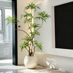 Artificial Green Plants for Indoor Use, Top Ten Artificial Plants, Floor-Standing Potted Plants, Wabi-Sabi Style, High-End Imitation Plants, Decorative Ornaments
