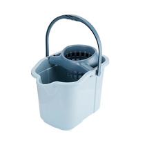 Enlarge Number of mop buckets thickened Home Large capacity Free of hand wash Mop Bucket Single Barreled with wheel mop Clean Dehydrated Bucket