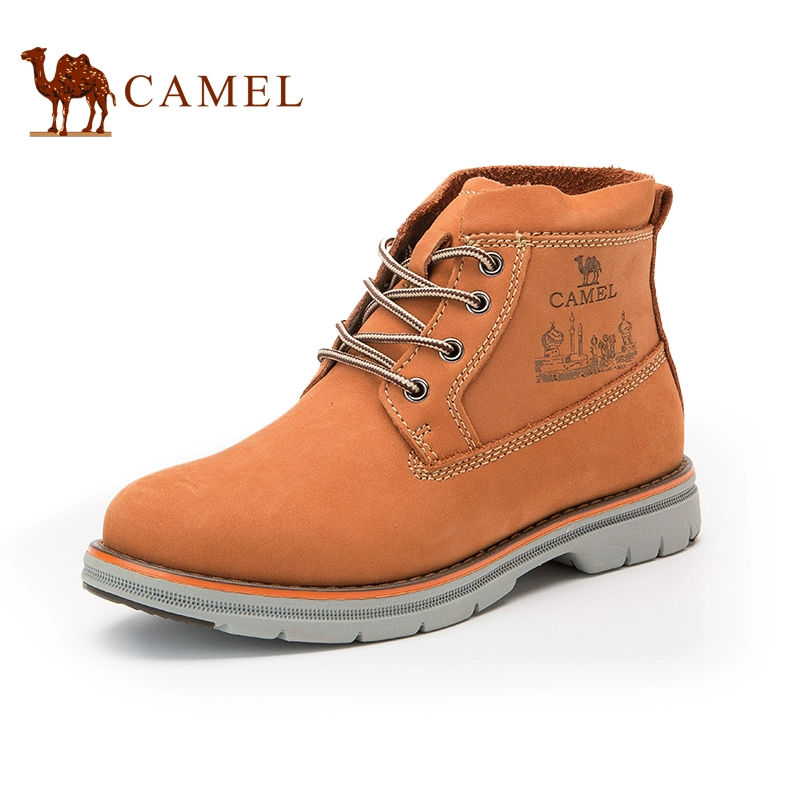 Giày nữ Camel Giày bốt trẻ em Giày bốt thông thường Giày bệt dễ đi vừa vặn Mùa thu giày tròn ngón chân Martin Boots - Kính khung