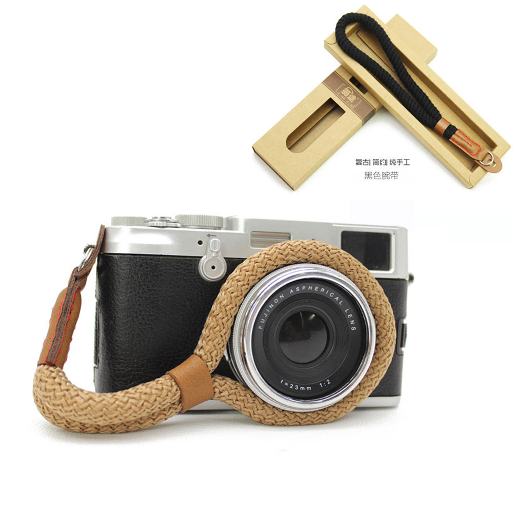 Camera Hand strap Wrist strap Pure cotton Fuji x100v xt30 Canon g7x3 Sony Leica Micro SLR Camera