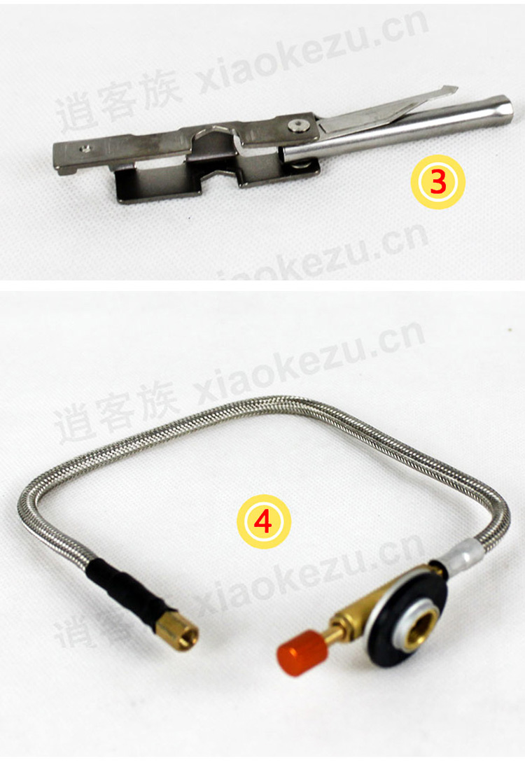 Brother brs cắm trại cắm trại ngoài trời bếp gas và bếp gas cầm tay và bếp gas đôi sử dụng bếp chia bếp - Bếp lò / bộ đồ ăn / đồ nướng dã ngoại lò nướng bbq ngoài trời