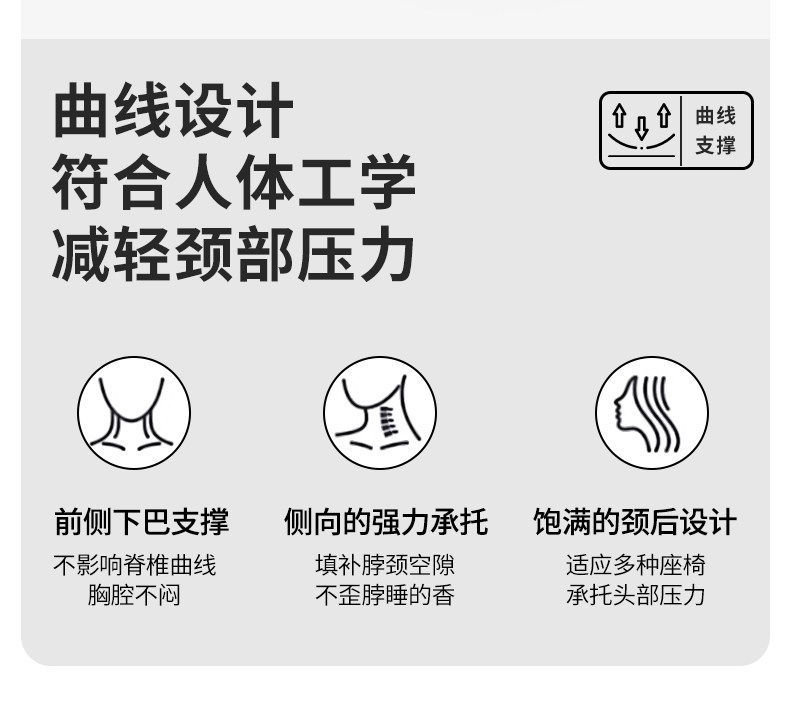 U- типа подушка 知梦人u型枕飞机护颈枕便携颈枕u形枕坐车用旅行枕头靠枕旅游头枕 To know the dream people zhimengren