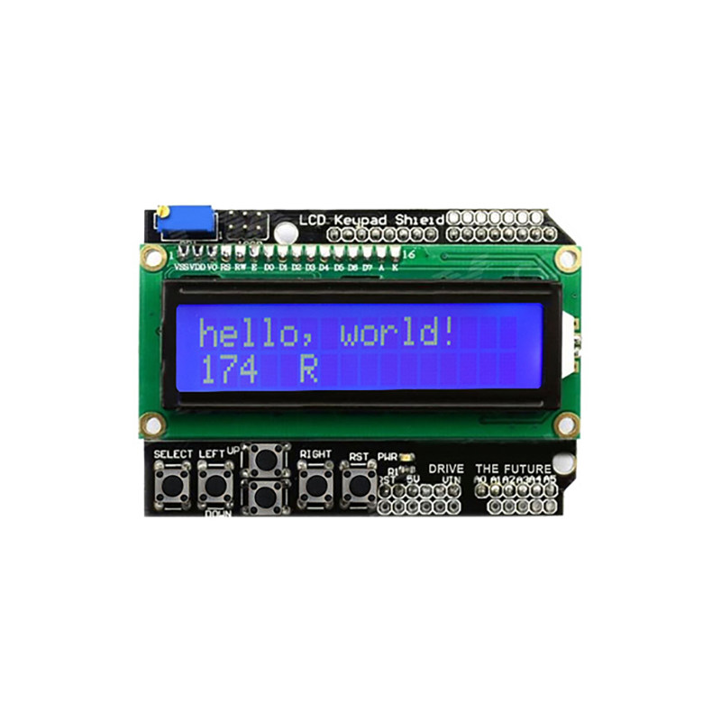 LCD1602字符按键液晶屏输入输出扩展板液晶显示屏单片机开发模块