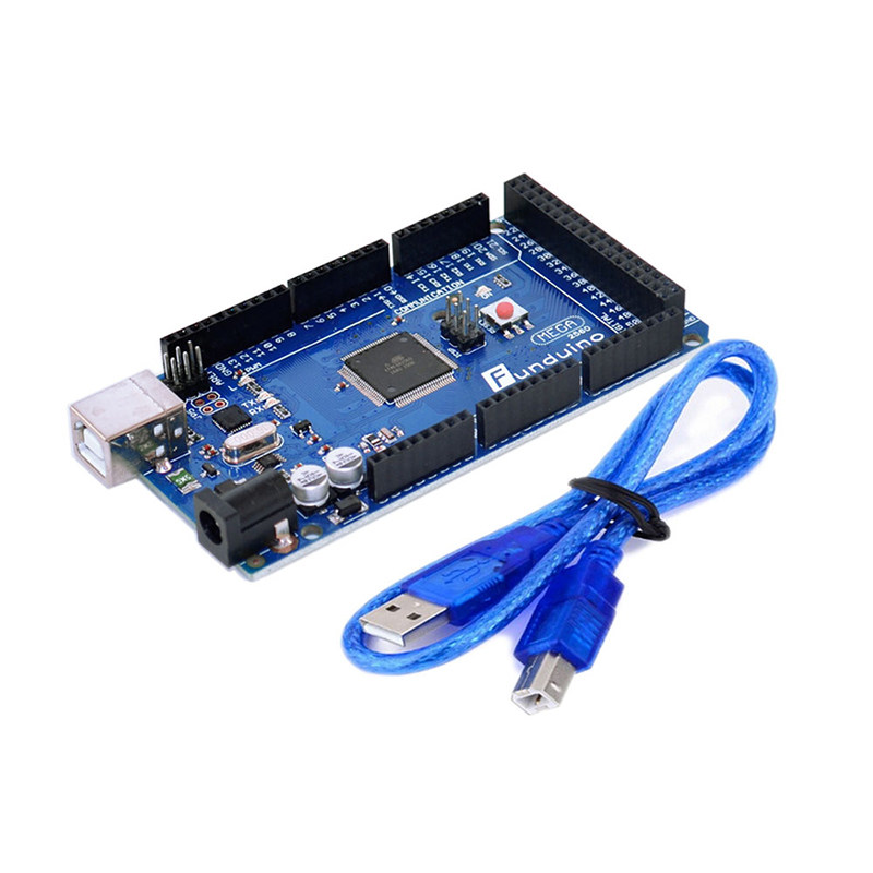 Funduino MEGA 2560 R3开发板ATMEGA16U2控制 送USB线适用arduino