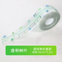 Листья на прозрачном белом фоне шириной 38 мм * 3,2 м длиной