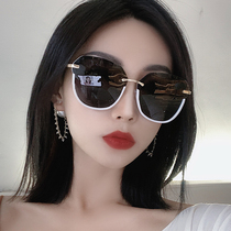 Trampoline artifact sunglasses 2019 New Tide Korean glasses Net red polarized female ins driving sun glasses