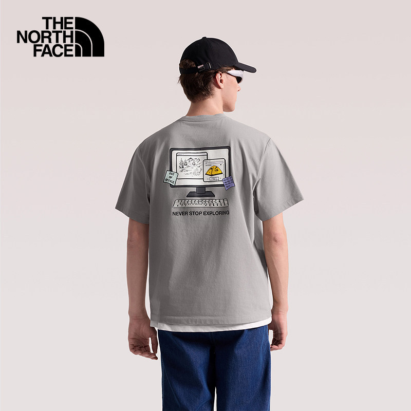 Thenorthface North Face T-Shirt 26 Spring and Summer New Men's and Women's Outdoor Sports Breathable Quick-Drying Short-Sleeved 8m78