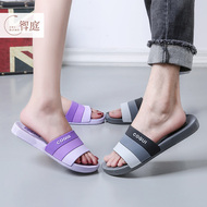 Mùa hè trong nhà non-slip nhà vài dép đi trong nhà tắm nhà nam giới và phụ nữ trượt chịu mài mòn dép đi trong nhà tắm