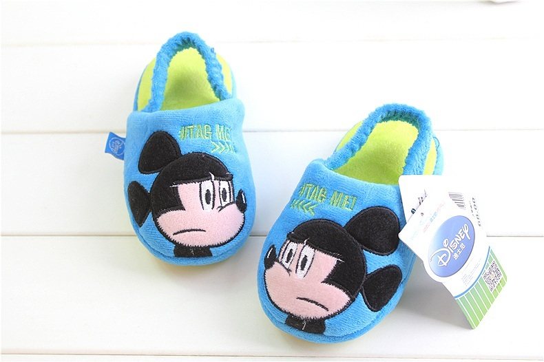 Pantoufles enfants en suède DISNEY pour hiver - semelle autre - Ref 1034752 Image 36