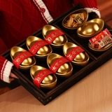 Слиток, жестяная коробка, подарочная коробка, акриловая компактная упаковка, подарок на день рождения