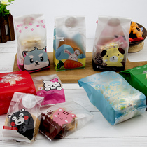 Bake-packed biscuit bag cartoon cat Bear cookie West spot candy food bag frosted snack bag