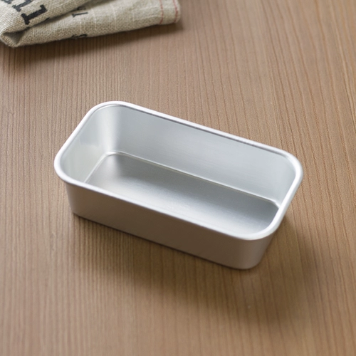 Алюминиевый сплав запеченные коричневые квадратная корпуса -кусочка торта для пирога, плесень маленькая местная хлебная форма