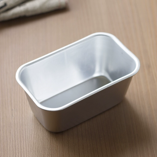 Алюминиевый сплав запеченные коричневые квадратная корпуса -кусочка торта для пирога, плесень маленькая местная хлебная форма