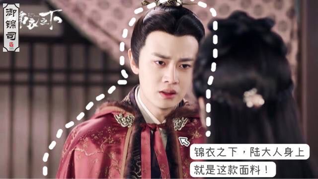 Yujinsi*Under the Jinyi, satin texture, soft ancient costume Hanfu clothing, dark red and blue jacquard fabric