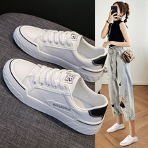 Small White Shoes Woman 2022 Spring Autumn New Fall Womens Shoes Sails Shoes 100 Hitch Flat Bottom Casual Board Shoes Sports Shoes