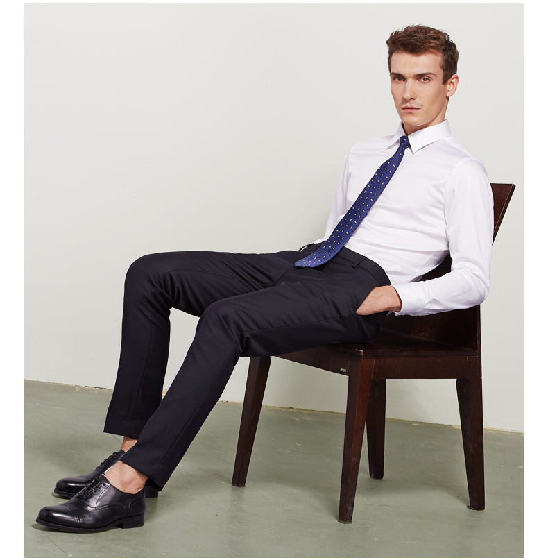 Mười mét vải len mùa thu quần nam kinh doanh tự canh tác miễn phí nóng dễ dàng để xử lý phù hợp với quần quần phù hợp với quần đồ vest nam