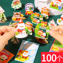 Creative Christmas Children Puzzle Assembly Toys Small Gift Christmas Solid Little Puzzle Kindergarten Gift Prizes