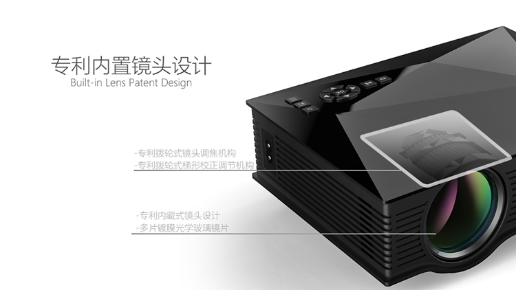 Điện thoại di động máy chiếu gia đình HD 1080 micro nhỏ mini thông minh cầm tay wifi không dây 3d rạp hát tại nhà - Máy chiếu may chieu xiaomi