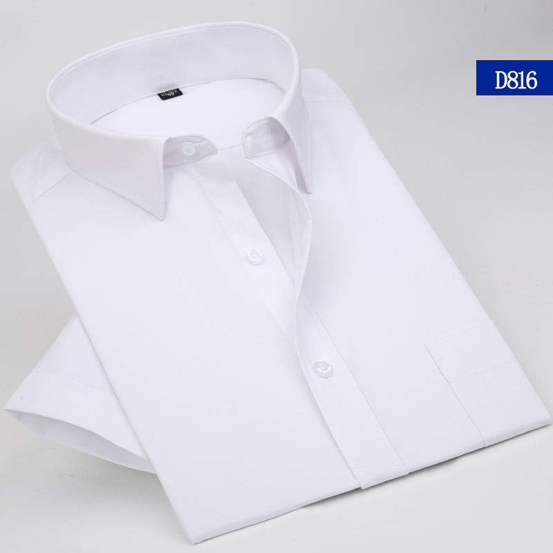 Middle-Aged and Elderly Men's Long-Sleeved Summer Thin Shirts Made of Rayon, Plus Size, Loose Fit, Solid Color Short-Sleeved Shirts for Big and Tall Men