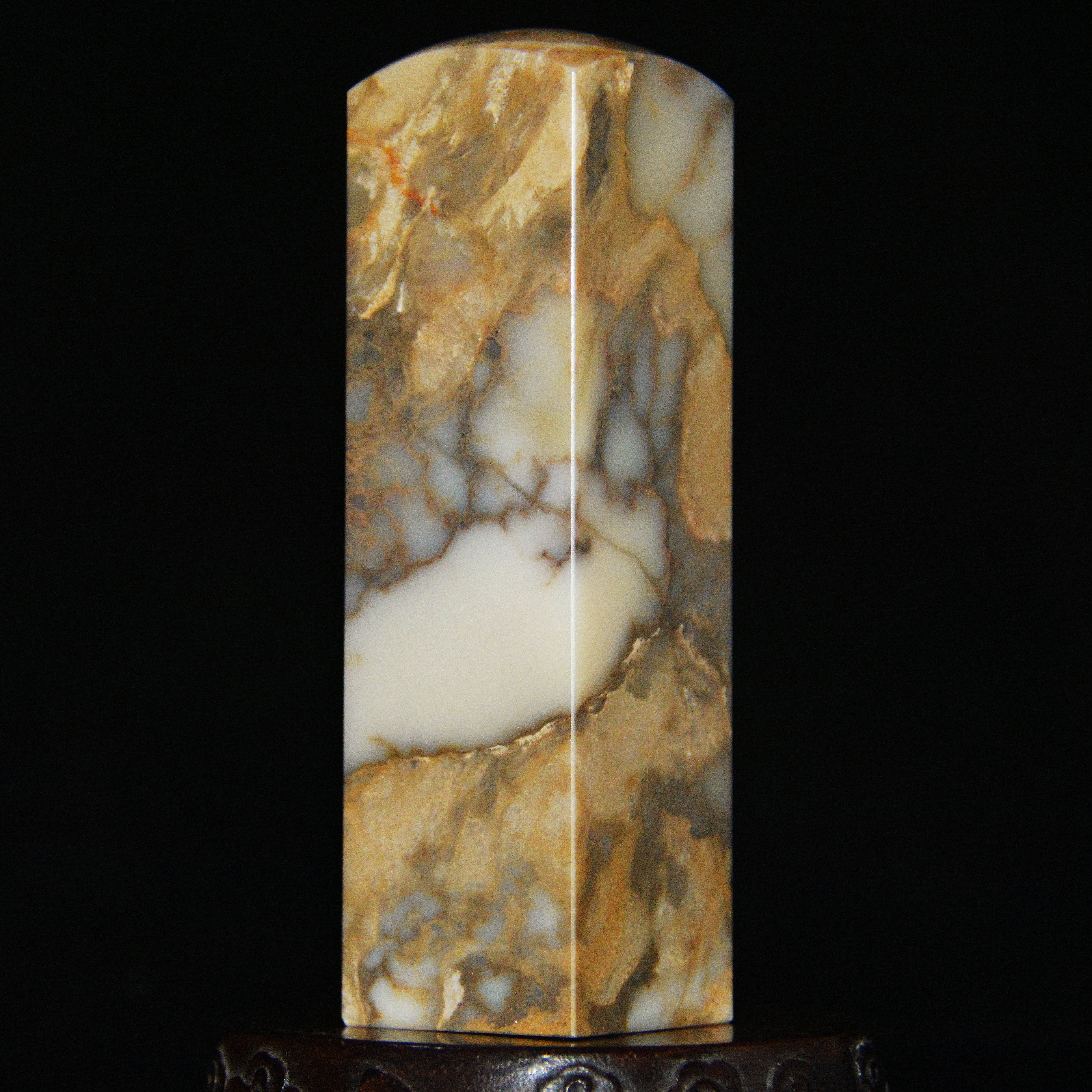 Changshan Fossil Moon Freeze Seal Treasures Love Dayingsushi Qingtian Qingtian Balin Rongjiade Collection