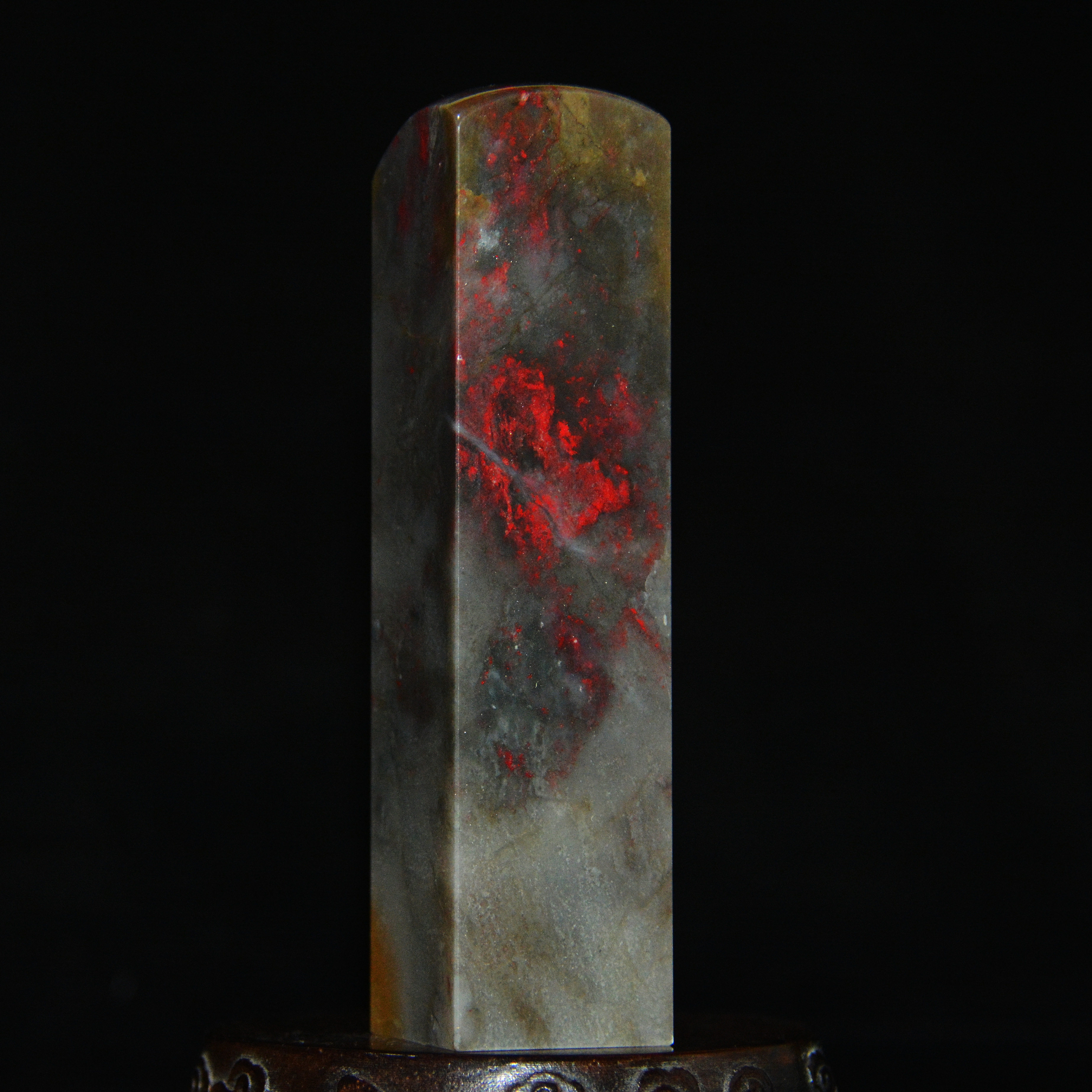 Gift Soul Changhua Ox Horn Frozen Water Underground stock Old stock Stone Seal Love Day Hall West of China Stone Seal Seal Engraving Treasure