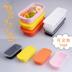 nồi ủ cơm Hộp đựng đồ ăn trưa Nhật Bản dùng một lần hình chữ nhật dày 1000ml có nắp màu hồng ngoại bán hộp đựng hộp cơm trưa - Hộp cơm điện sưởi ấm cặp lồng nấu cơm Hộp cơm điện sưởi ấm