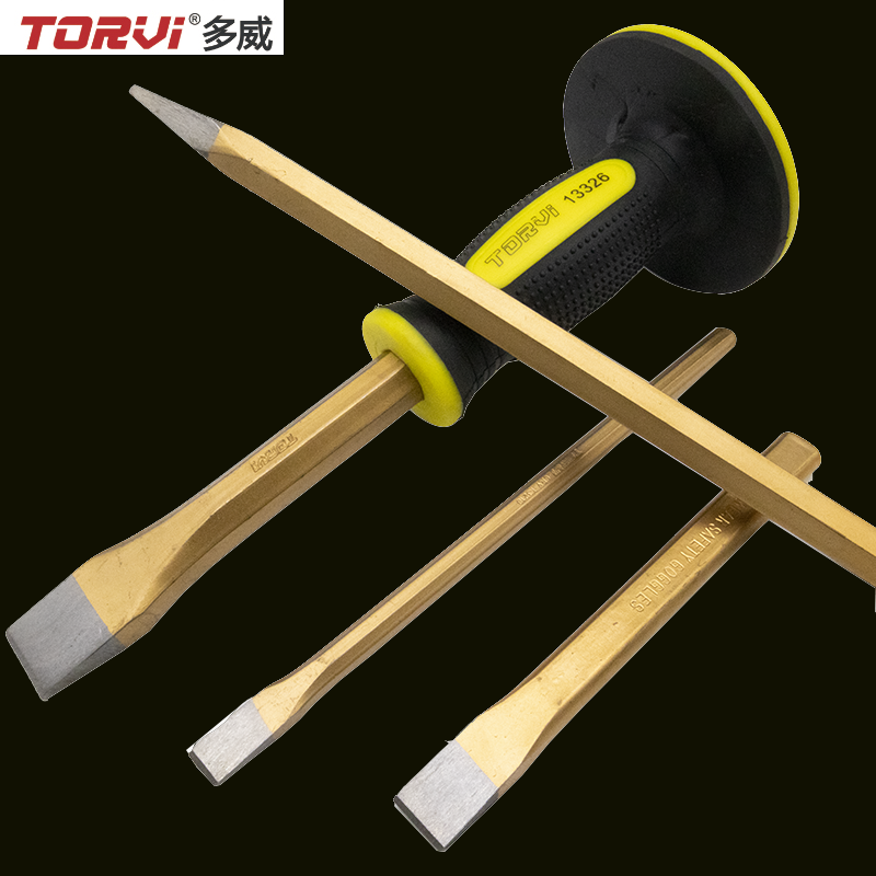 Fitter Feng Steel Chisel Tungsten Steel Chrome Vanadium Alloy Steel Chisel Iron Hammer Special Masonry Chisel Word Tip Flat Dove Brand