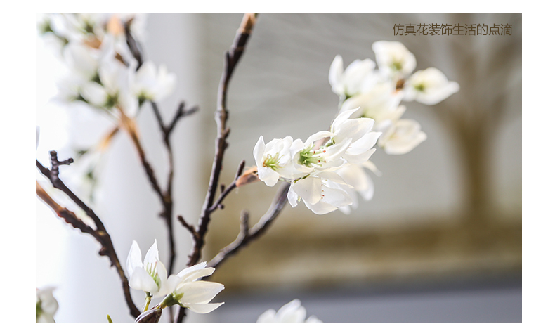 Jingdezhen ceramic vase furnishing articles creative flower decoration in the sitting room porch mesa TV cabinet table plating honeysuckle