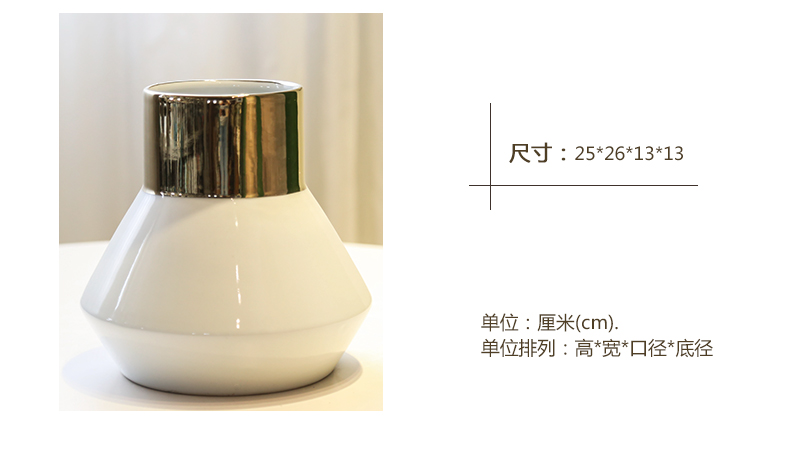 New Chinese style is light and decoration vase of jingdezhen ceramic flower decoration in the sitting room between household soft outfit flower implement example simulation flowers