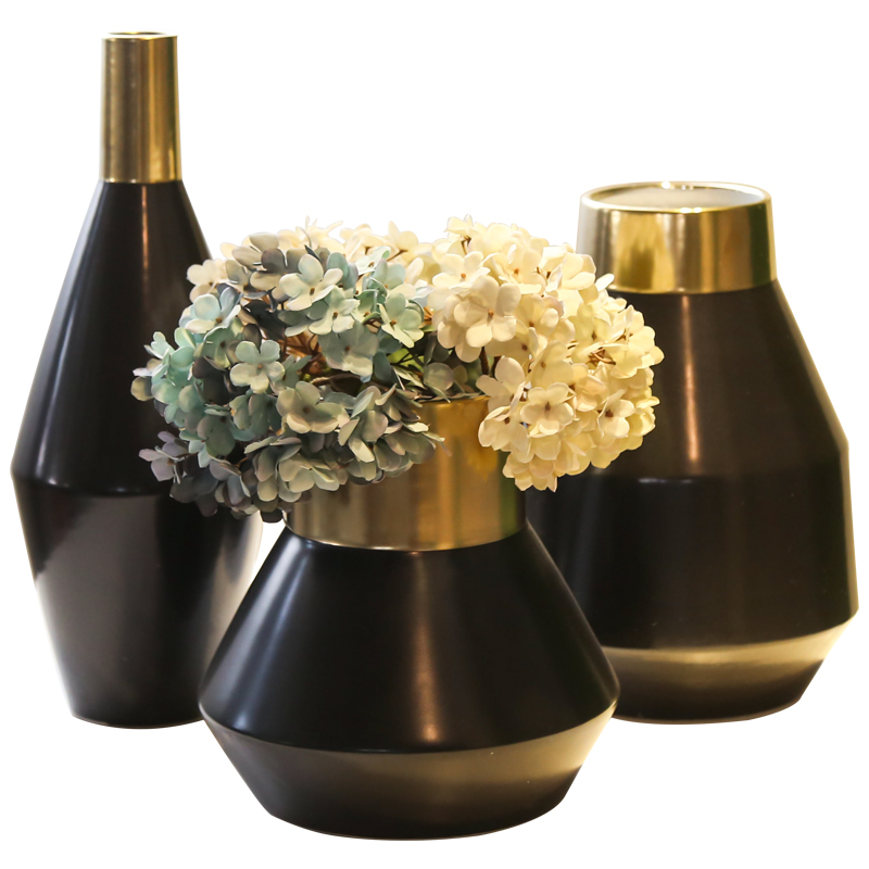 Jingdezhen creative mesa of the sitting room porch vase hotel villa decoration flower flower flower implement simulation table furnishing articles