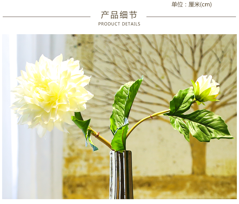 Jingdezhen ceramic furnishing articles between example of new Chinese style club house decoration decorative vase gold - plated flower implement TV ark, receptacle